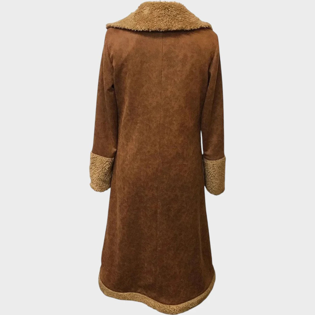 Renava™ | Espectacular abrigo largo efecto ante