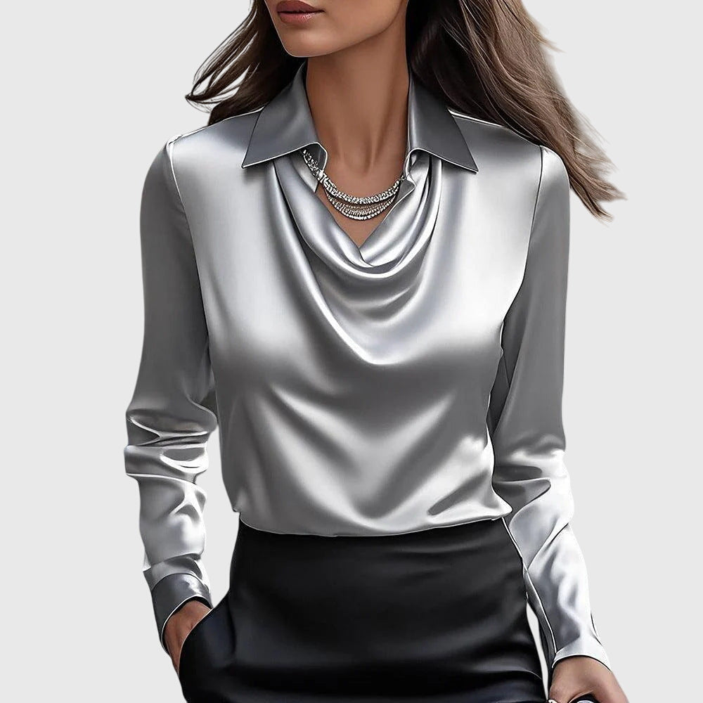 Beatriz™ – Camicetta Elegante in Satin Lucido