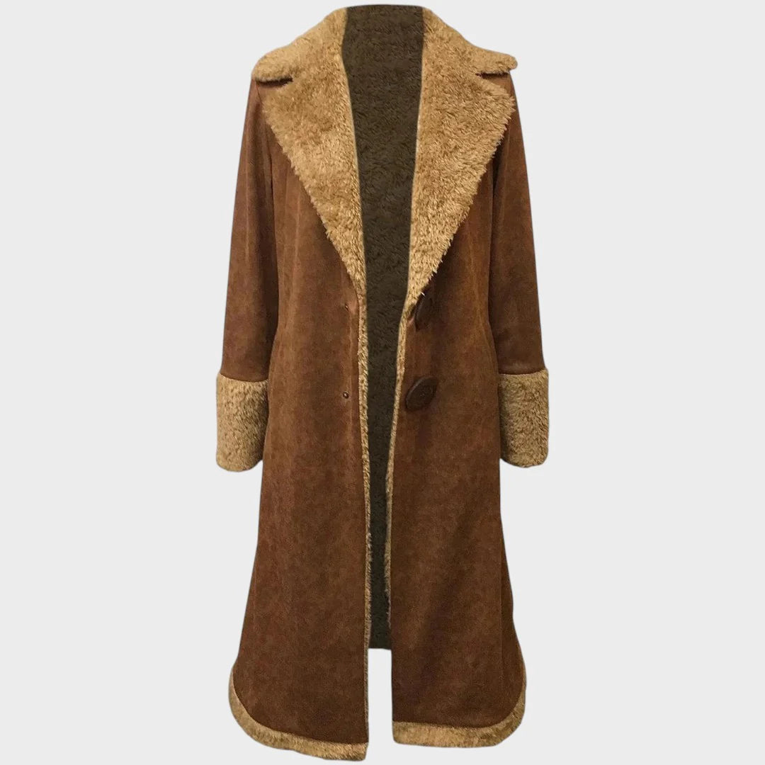 Renava™ | Espectacular abrigo largo efecto ante