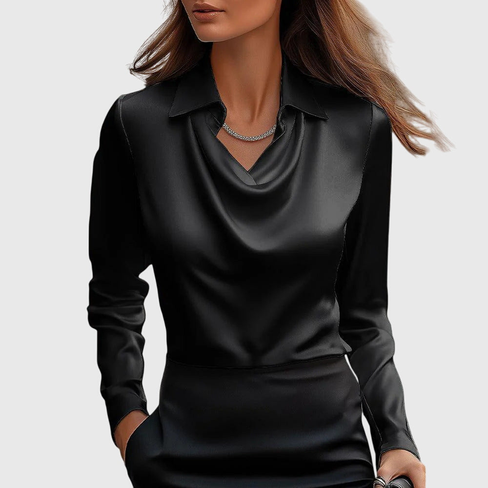 Beatriz™ – Camicetta Elegante in Satin Lucido