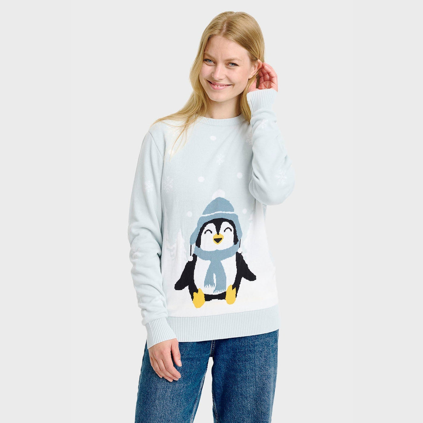 Pingüino™ | Suéter navideño para mujer