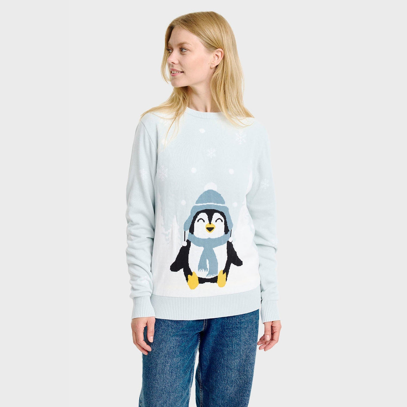 Pingüino™ | Suéter navideño para mujer
