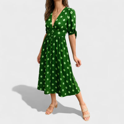 Valentina™ | Vestido Moderno de Lunares