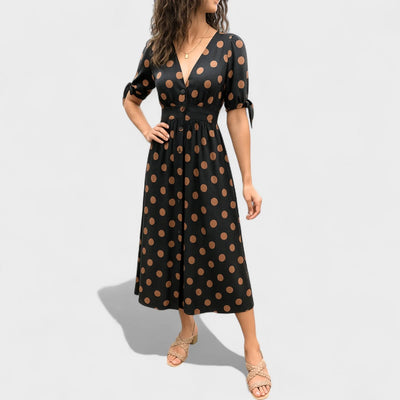 Valentina™ | Vestido Moderno de Lunares