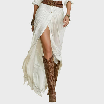 Amelia™ | Vestido maxi elegante con cinturón