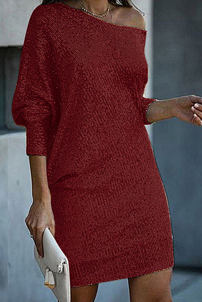 Amaya™ | Vestido mini con hombro caído