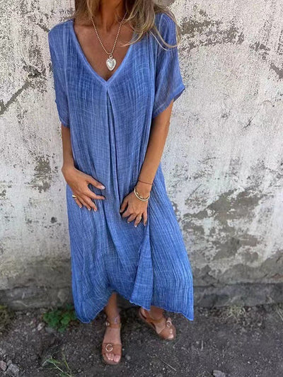 Marisol™ | Vestido Holgado con Escote en V