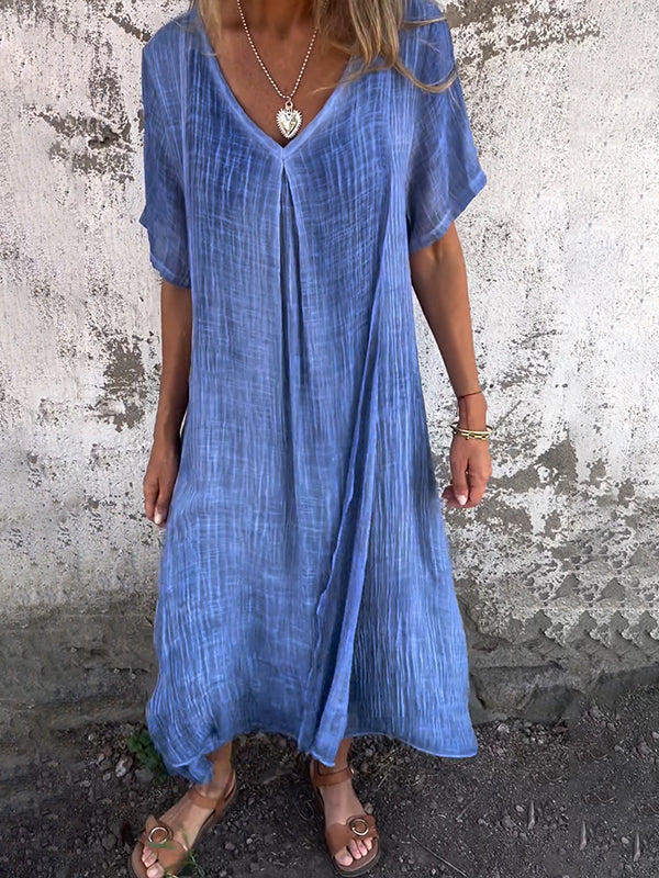 Marisol™ | Vestido Holgado con Escote en V