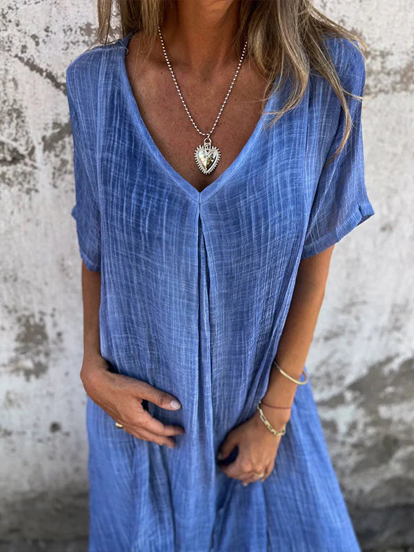Marisol™ | Vestido Holgado con Escote en V