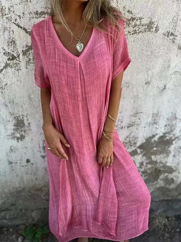 Marisol™ | Vestido Holgado con Escote en V