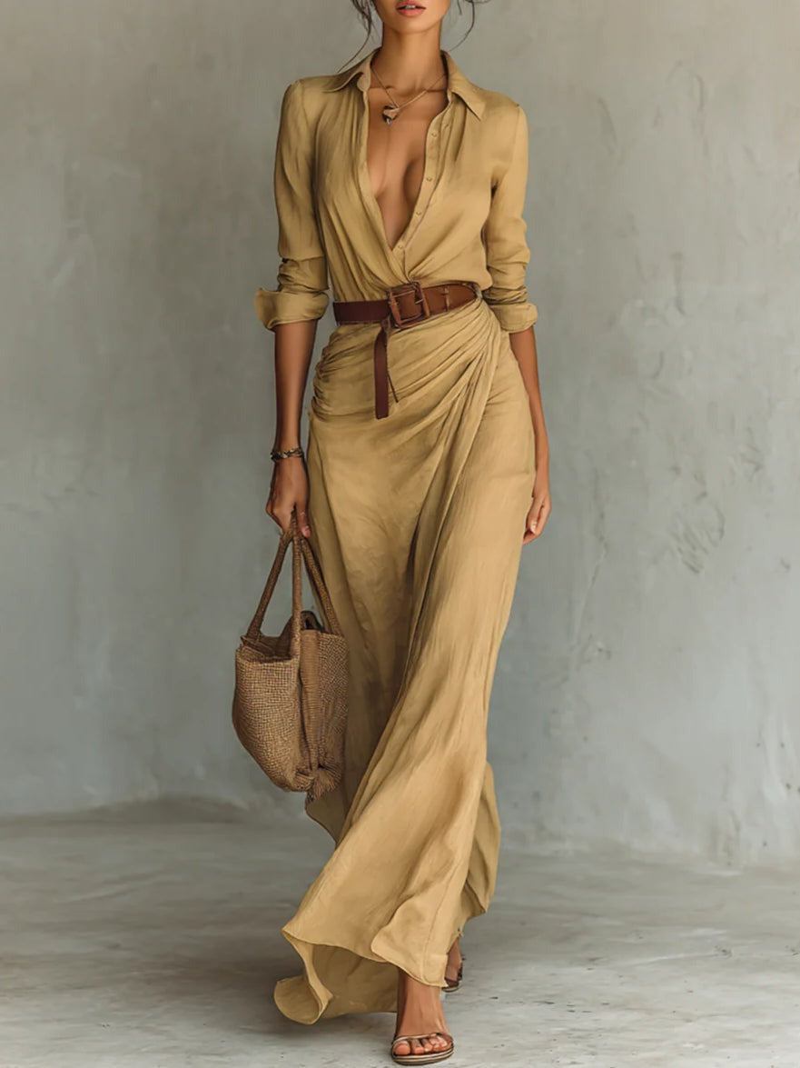 María José™ | Vestido con cinturón ajustable
