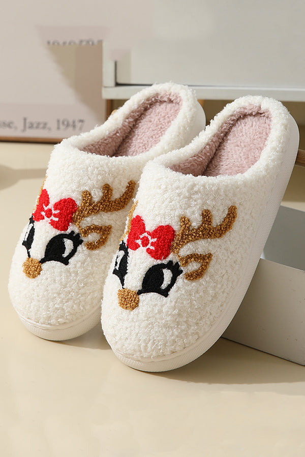 Luz de Nieve™ | Pantuflas navideñas afelpadas