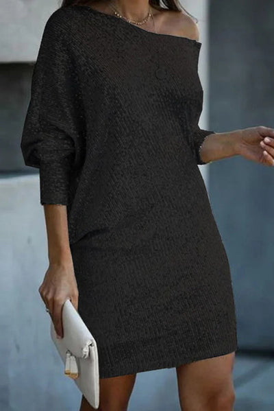 Amaya™ | Vestido mini con hombro caído