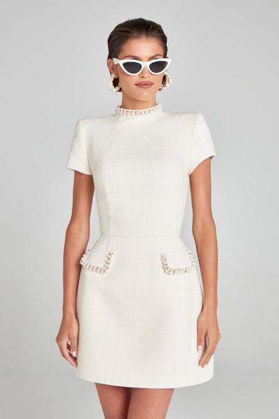 Luciana™ | Vestido corto con corte tulipán