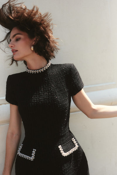 Luciana™ | Vestido corto con corte tulipán