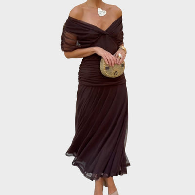 Herminia™ | Vestido elegante con escote en V