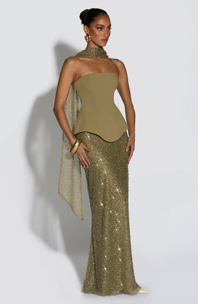 Marina™ | Conjunto de corsé y falda larga