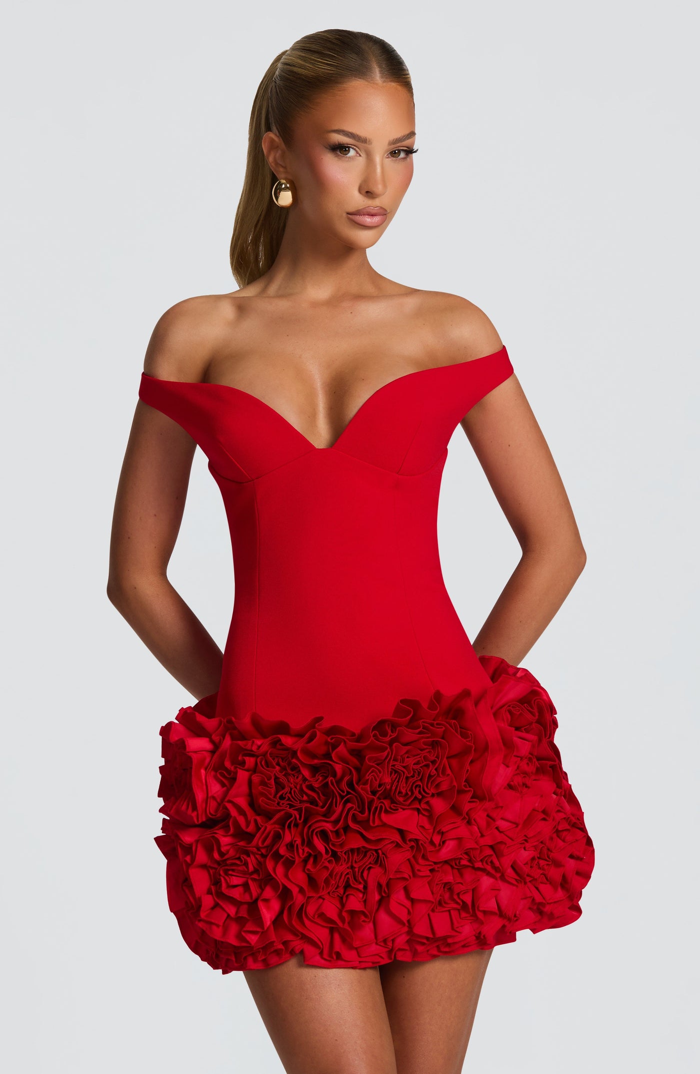 Aralyn™ | Vestido con volantes florales