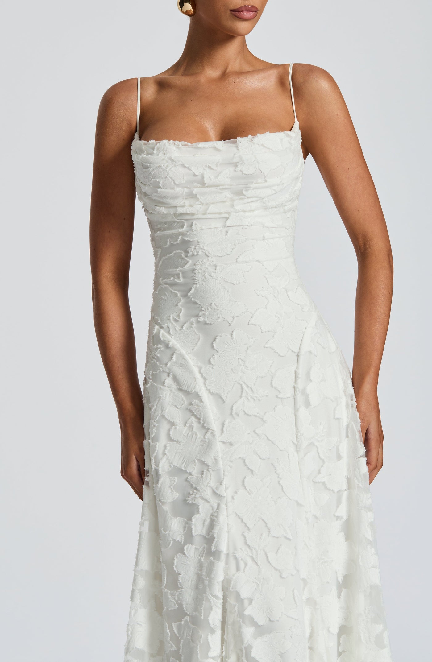 Elara™ | Vestido maxi floral