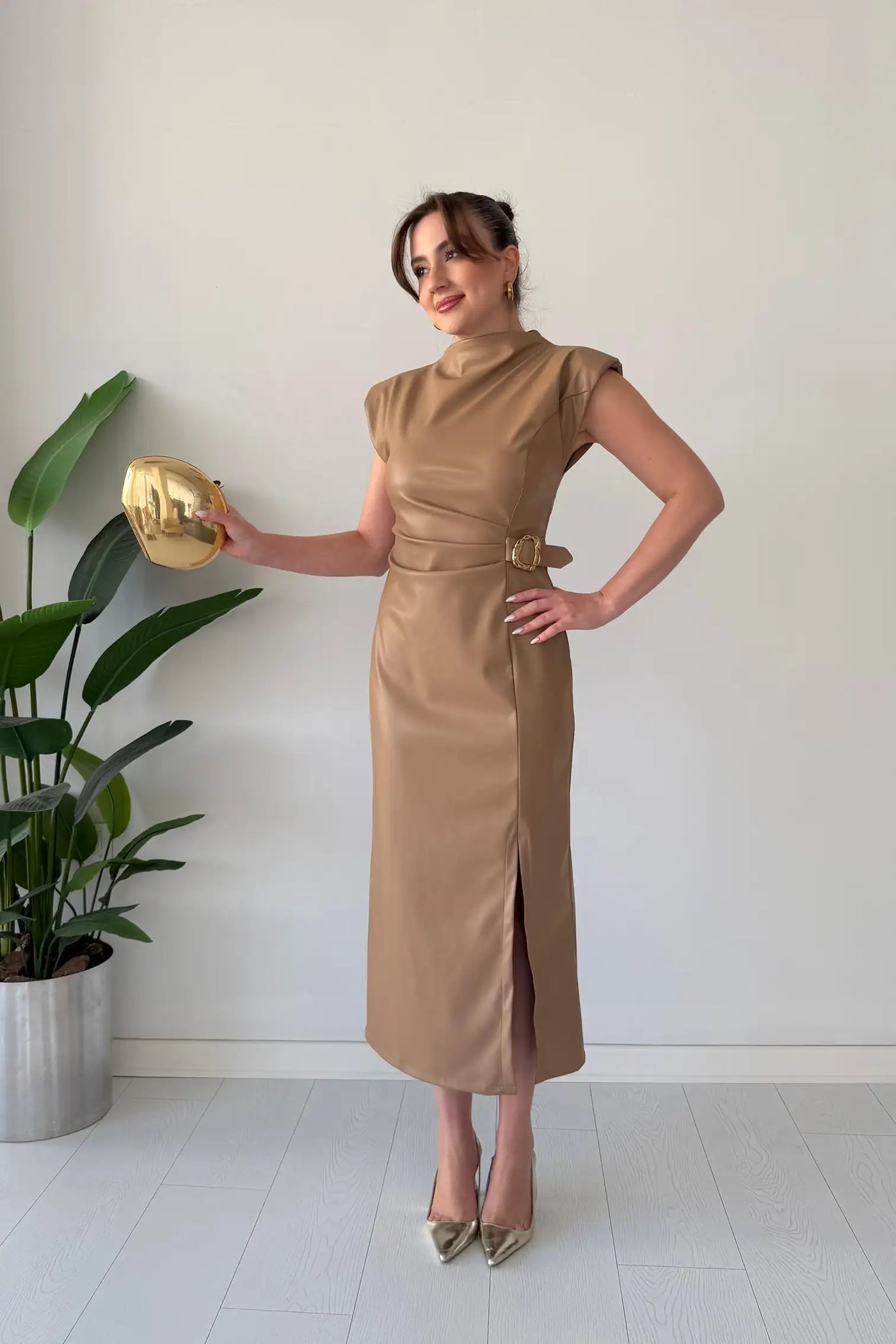 Valeria™ | Vestido midi premium con cinturón