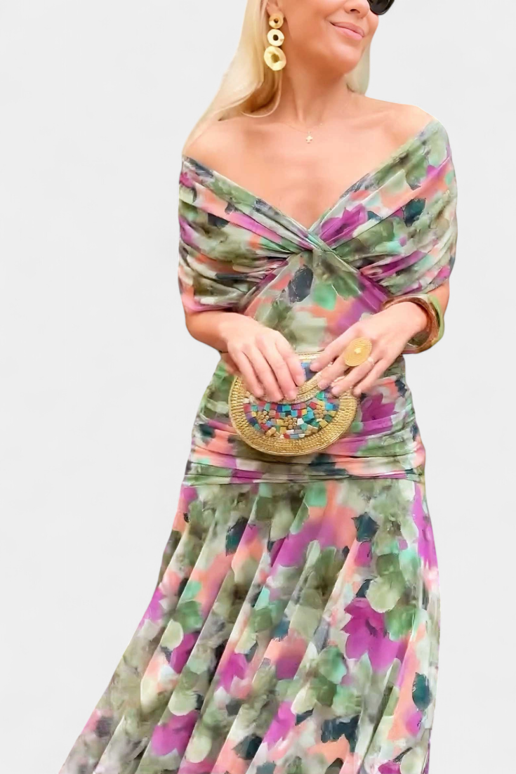 Herminia™ | Vestido elegante con escote en V