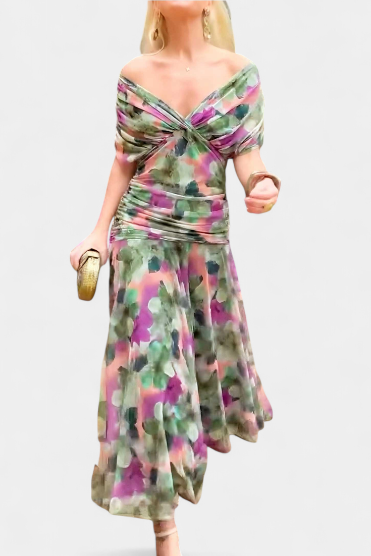 Herminia™ | Vestido elegante con escote en V