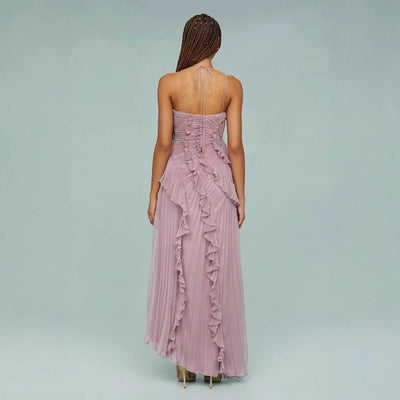 Olivia™ | Vestido largo con volantes