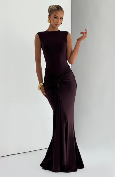 Seraphine™ | Vestido con drapeado escultórico