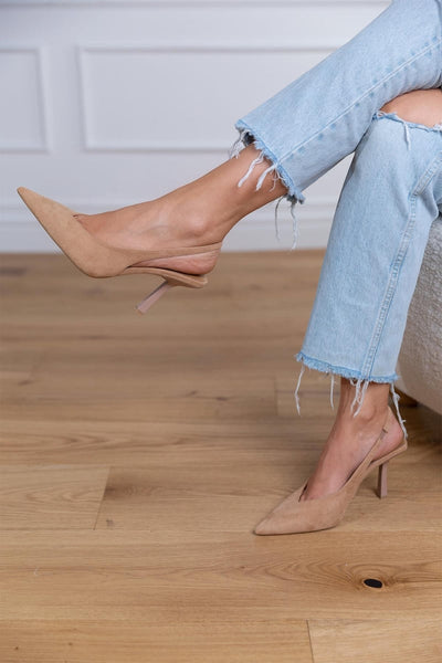 Alma™ | Zapatos slingback nude elegantes