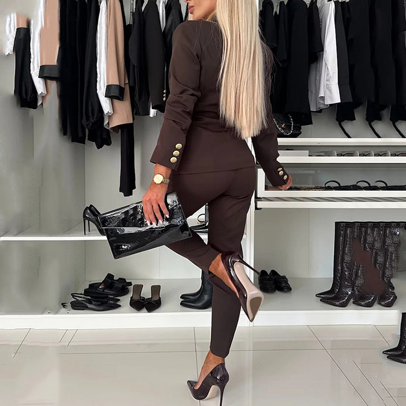 Gabriela™ | Conjunto elegante de blazer y pantalón